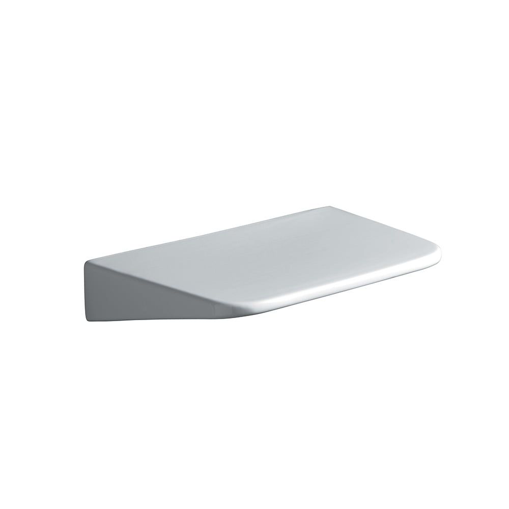 Belgrove White Wall Hung Ceramic Shelf 400mm
