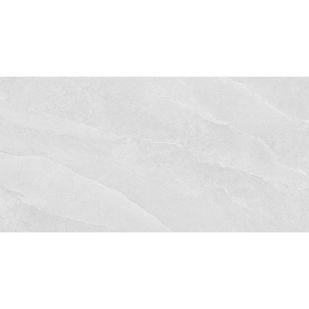 Angelo White Stone Effect Porcelain Tile 298x598mm