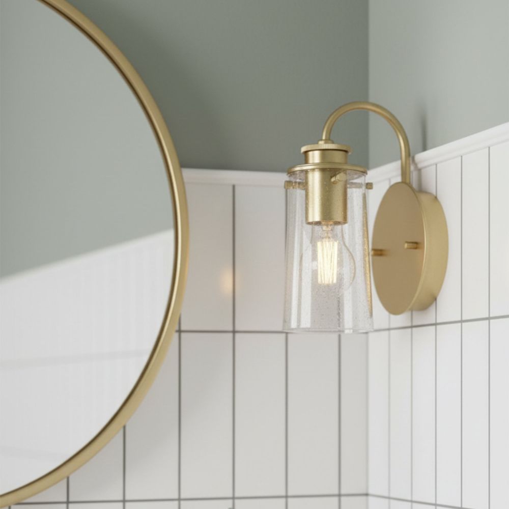 Briar Brushed Brass Wall Light