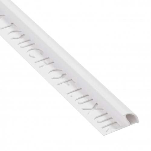 Tileasy Round 10mm PVC Tile Trim White