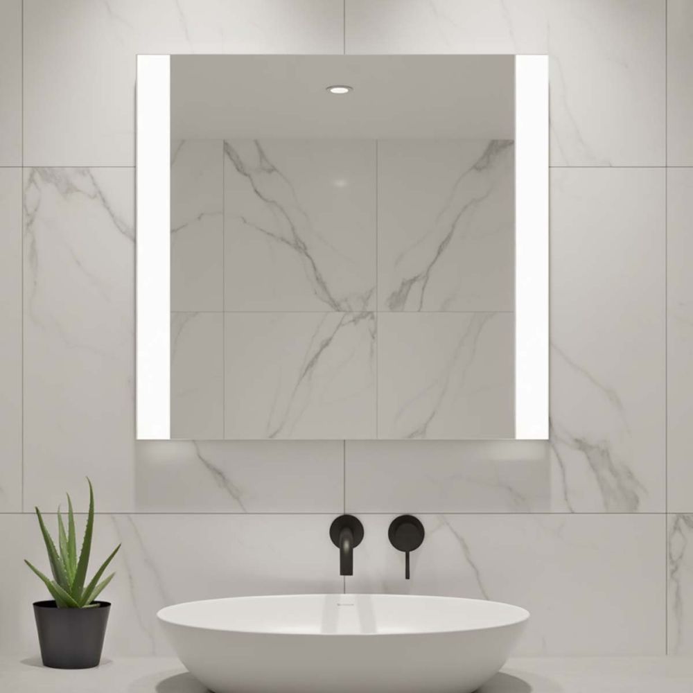 Neptune Illuminated LED Heated Bathroom Mirror 600x650mm