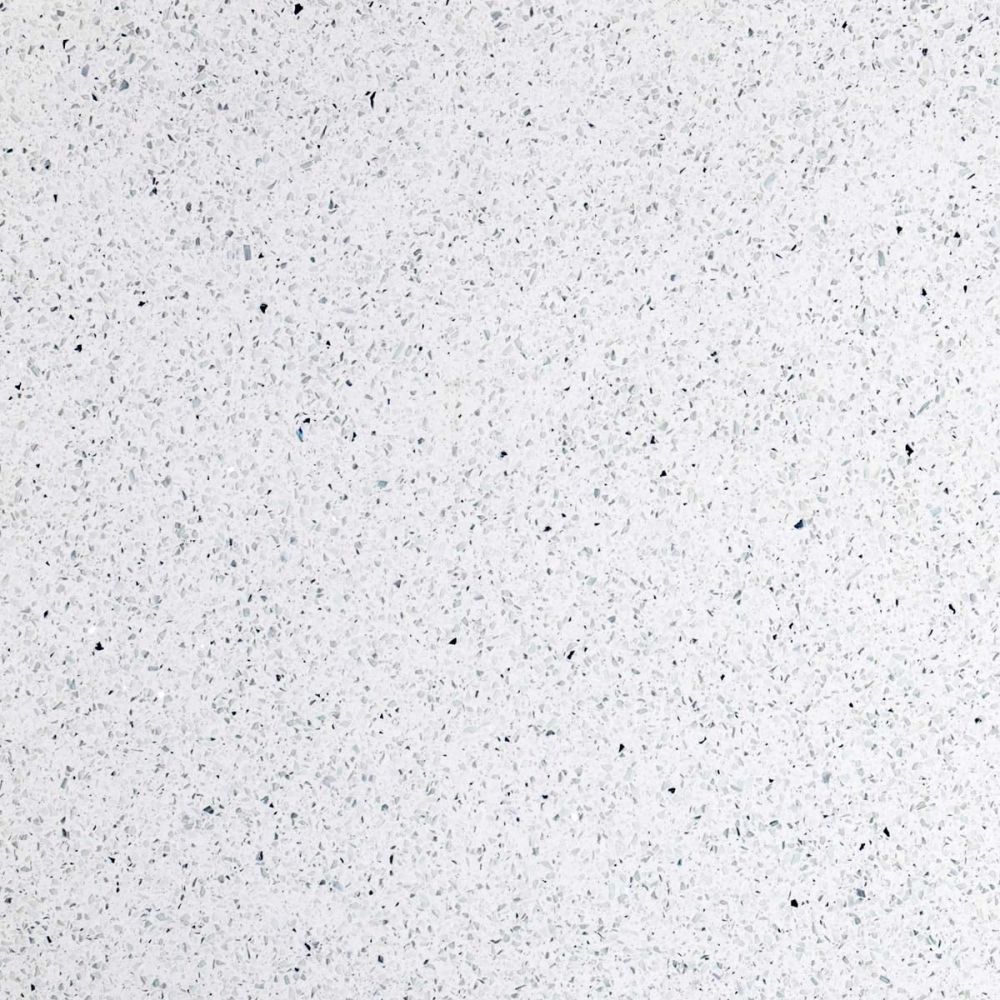 Quartz Stone Diamond White Tile 600x600mm