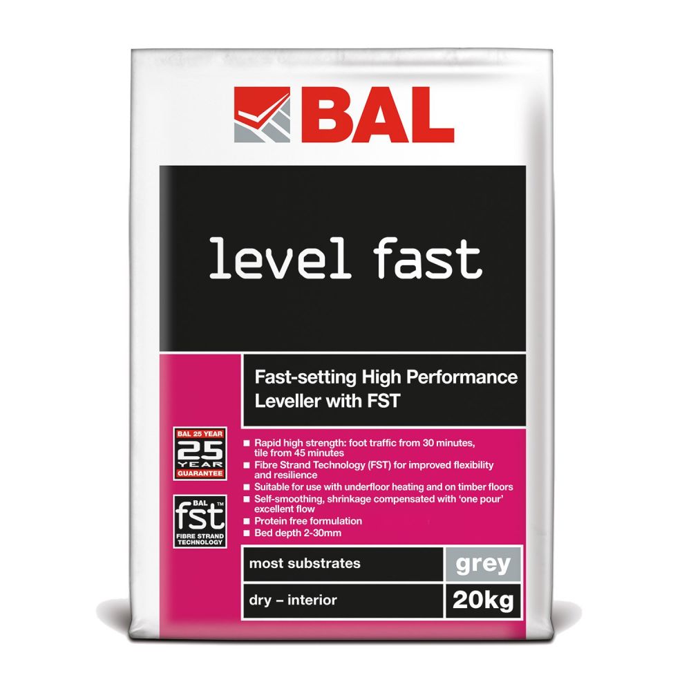BAL Level Fast Rapid Levelling Compound 20kg