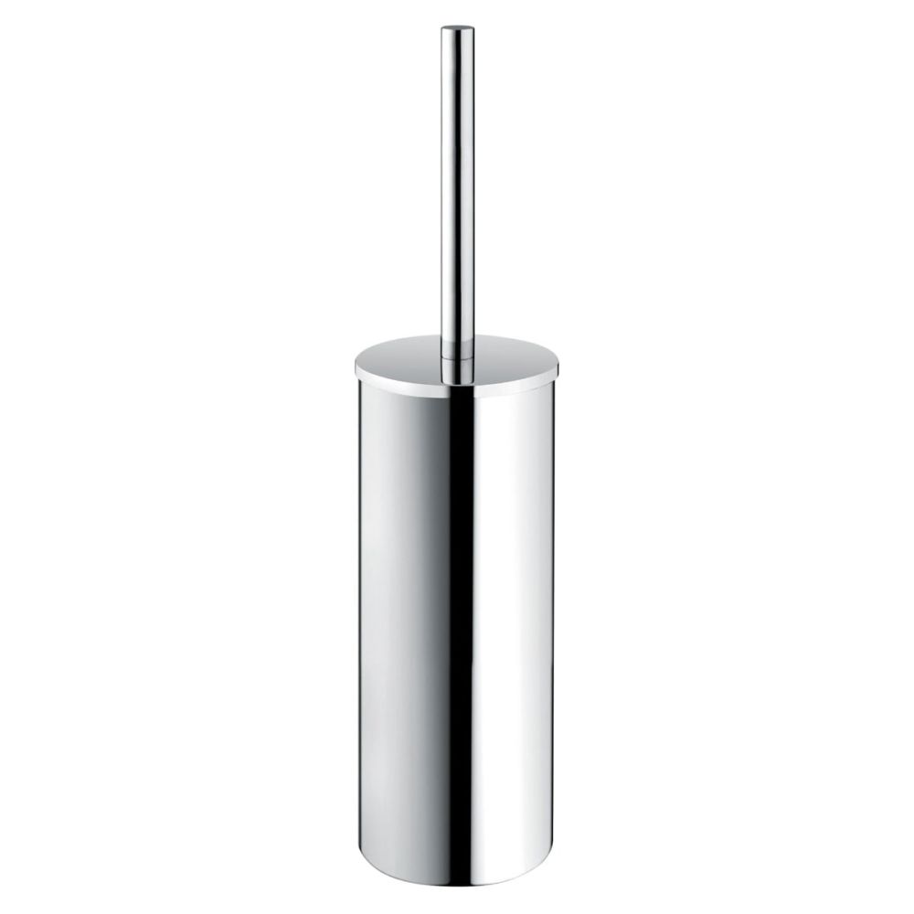 Round Chrome Toilet Brush
