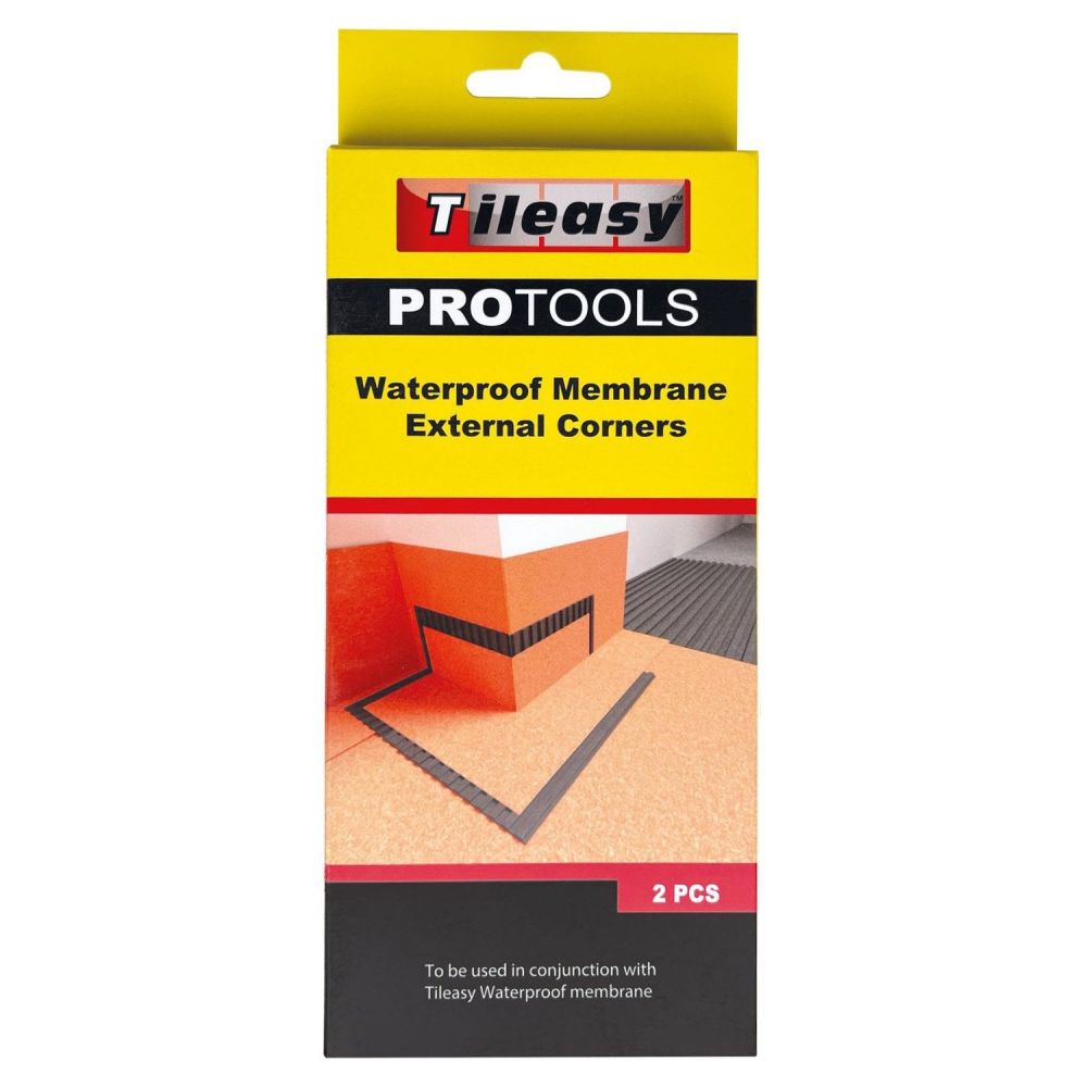 Tileasy Waterproof Membrane External Corners (Pack of 2)