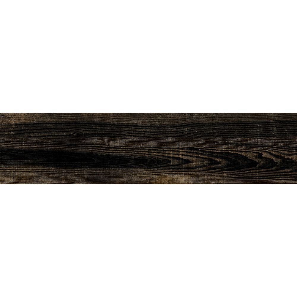 Myst Nightfall Gloss Wood Effect Porcelain Tile 235x980mm