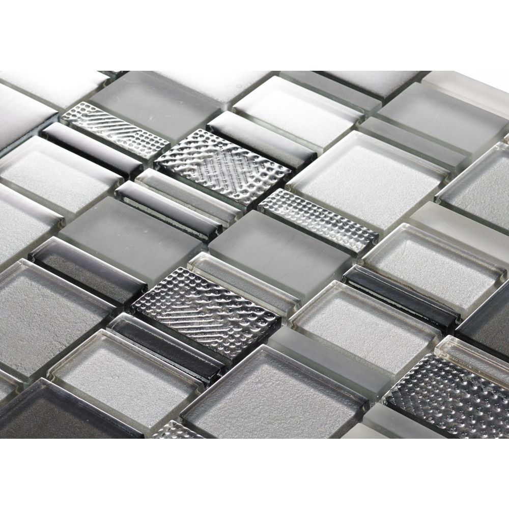 Brookfield Night Grey Mosaic 300x300mm