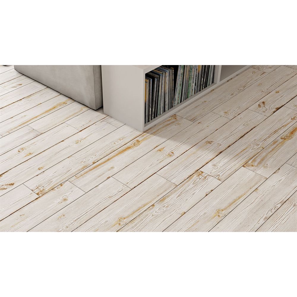 Labrynth Ivory Wood Effect Porcelain Tile 200x1200mm