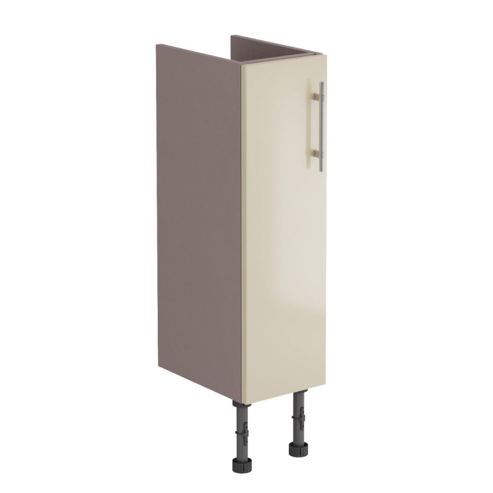 Surrey Mussel Gloss Single Door Fitted Furniture Unit 200mm