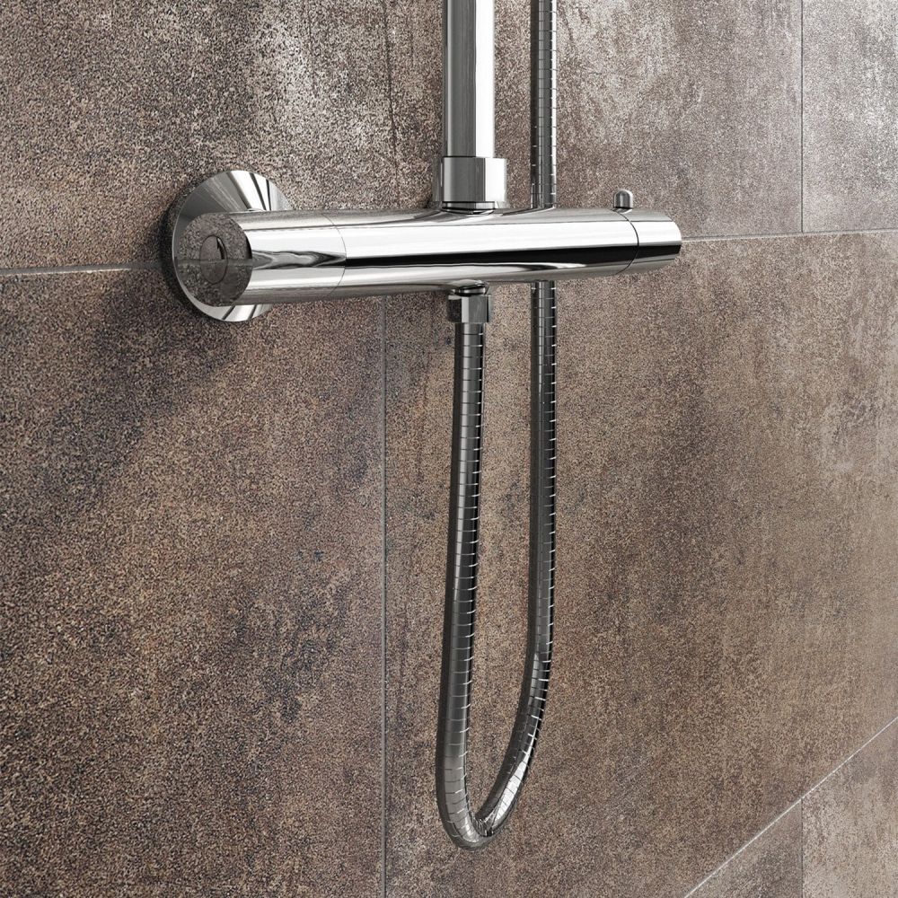 Kendal Chrome Thermostatic Mixer Shower Pack