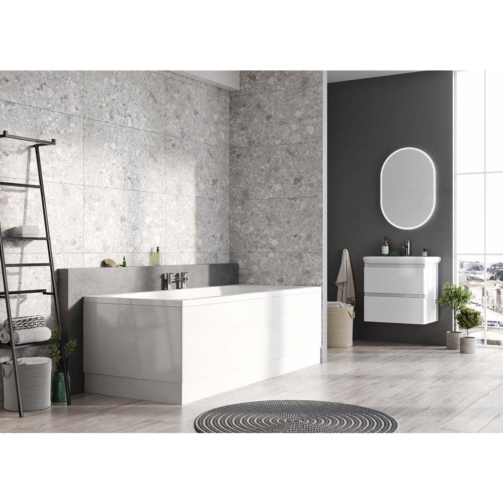 Gloss White End Bath Panel 800mm