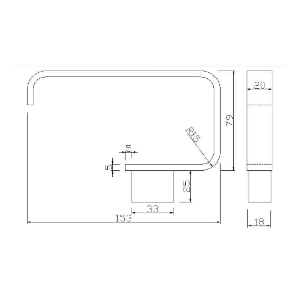 Elora Matt Black 4-Piece Bathroom Accessory Set