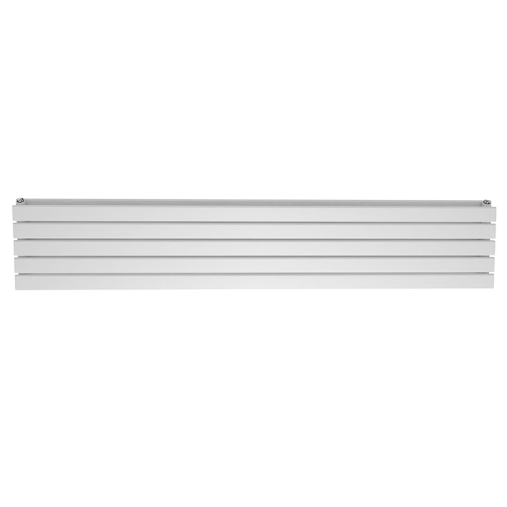 Perth White Single Horizontal Flat Panel Radiator 340x1600mm
