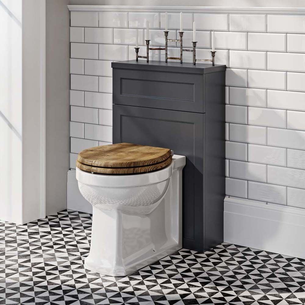 Traditional midnight grey WC Unit roomset