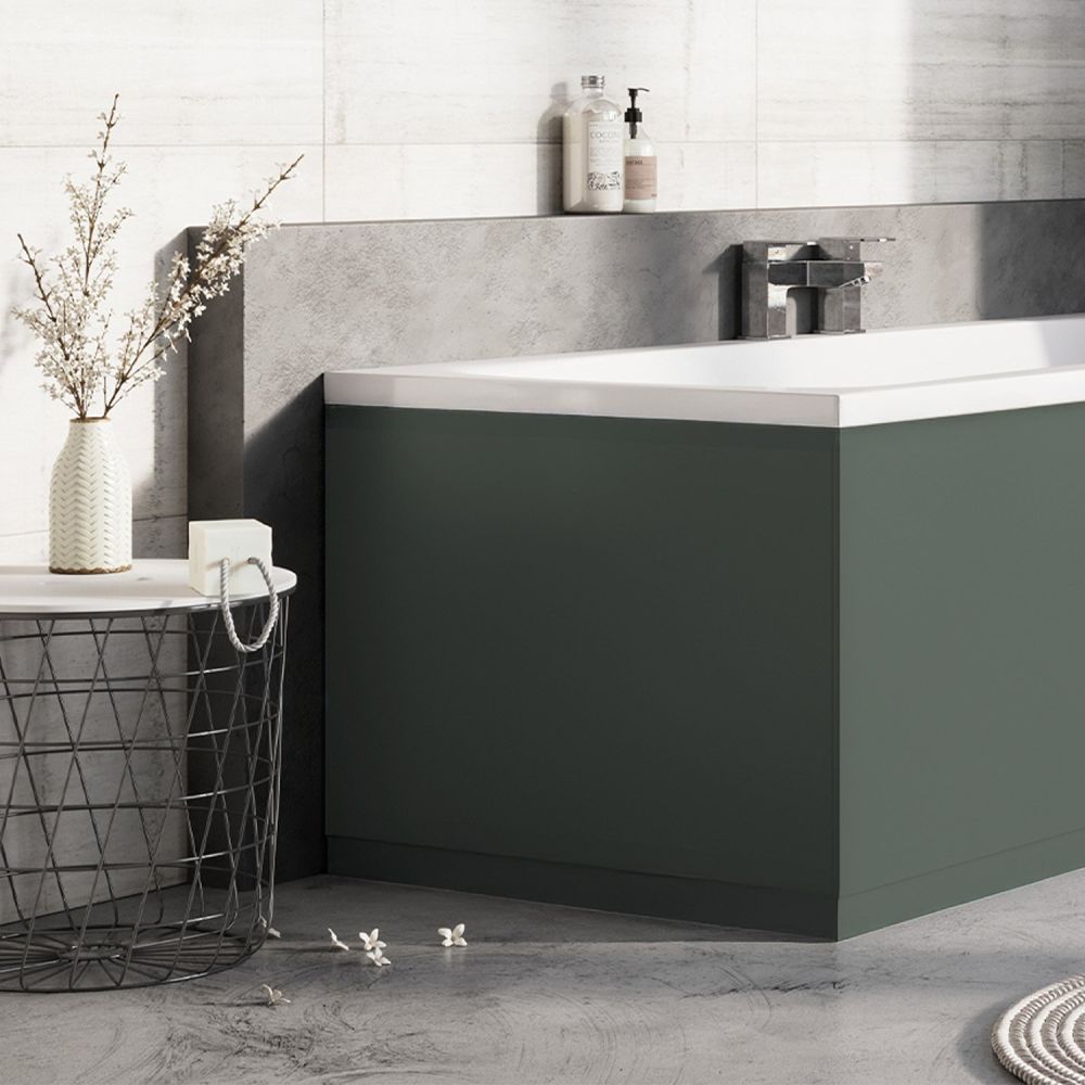 Ellis Forest Green End Bath Panel 800mm