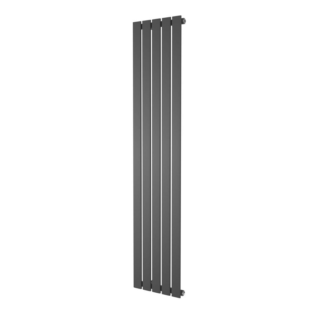 Perth Grey Single Vertical Flat Panel Radiator 1600x340mm