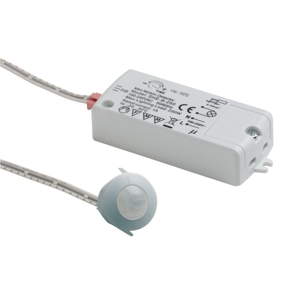 PIR Motion Activated Recess Mounted Adjustable Time Delay Sensor