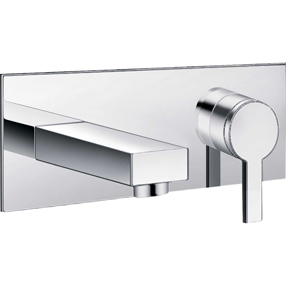 Samu Chrome Wall Mounted Basin Mixer Tap