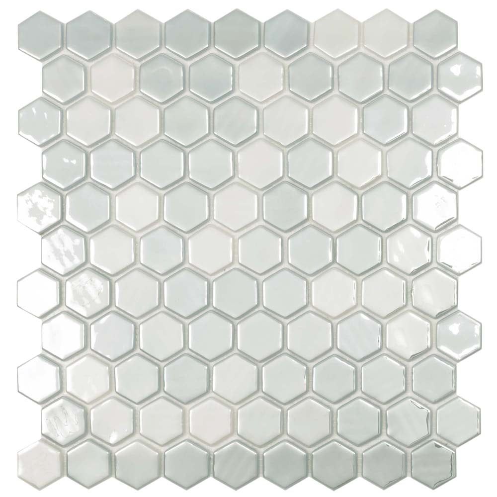 Lyra Hexagon White Mosaic 307x317mm