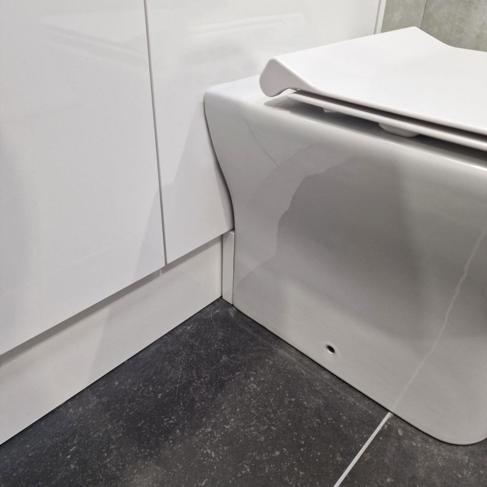 Surrey Mussel Gloss WC Filler Panel for Fitted Furniture