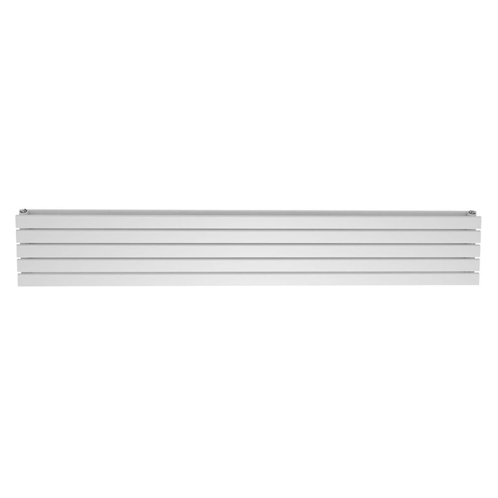Perth White Double Horizontal Flat Panel Radiator 340x1800mm