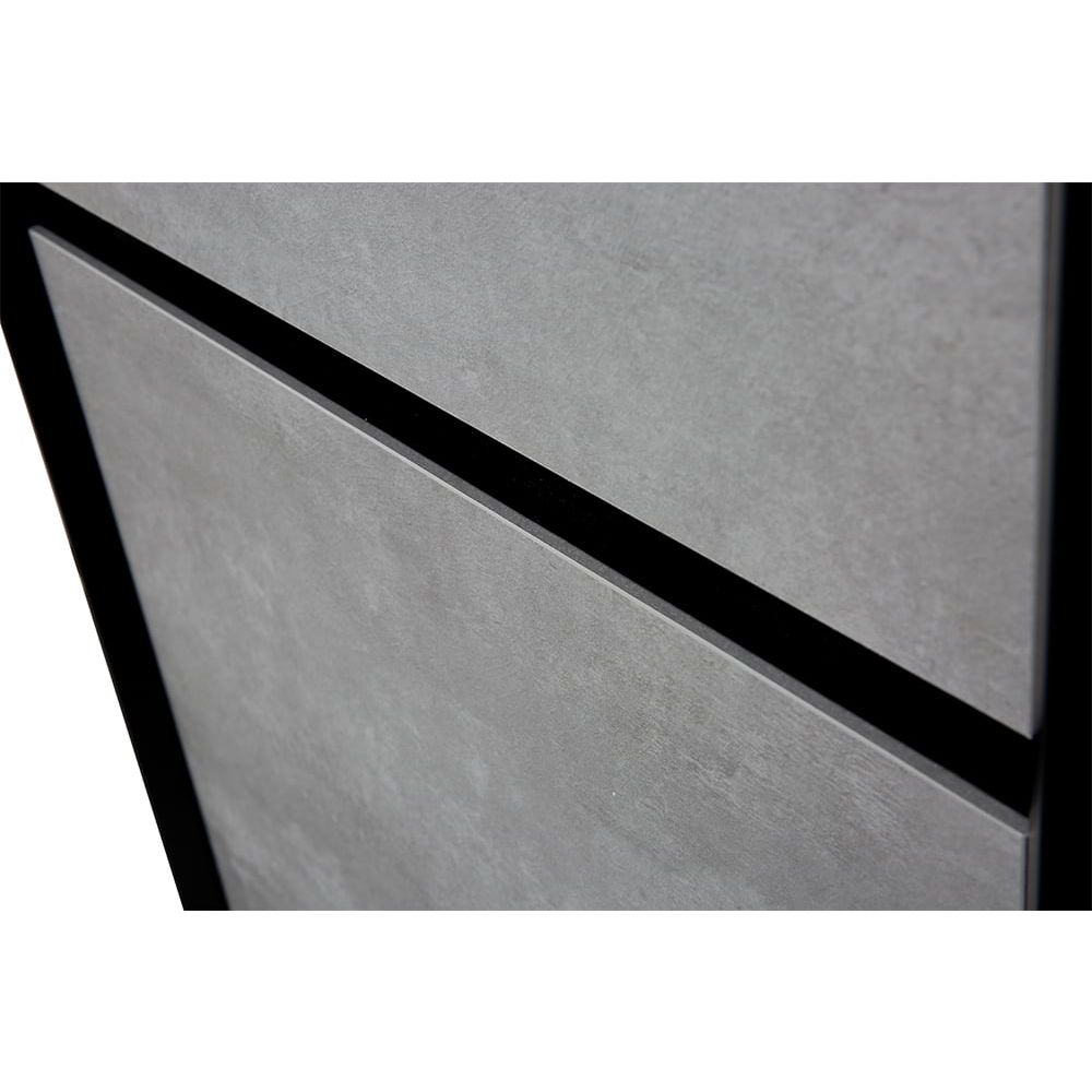 Snowdon Black and Concrete WC Unit