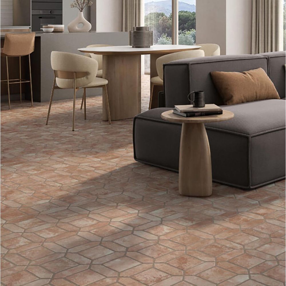 Adelfia Coto Matt Terracotta Tile 600x400mm