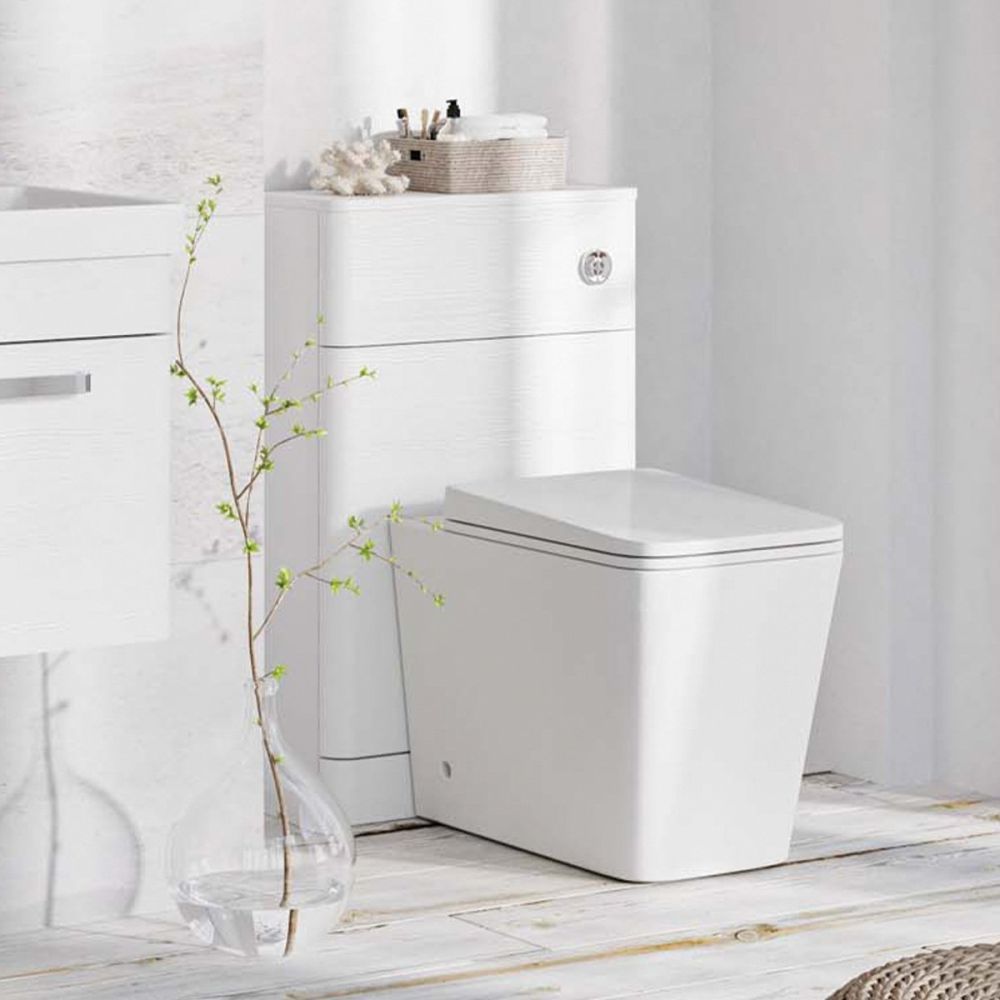Esk Textured White WC Unit
