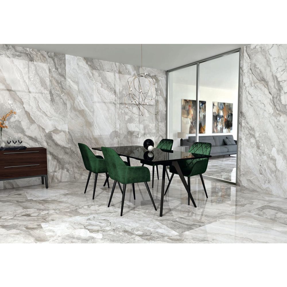 Ratio Cenere Polished Porcelain Tile 600x1200mm