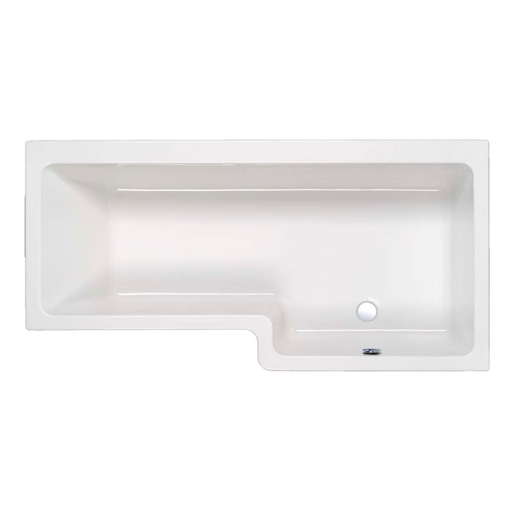 Carron Quantum Right Handed Carronite Shower Bath 1500x700mm