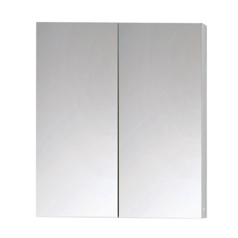 Neon Double Door Bathroom Mirrored Wall Cabinet