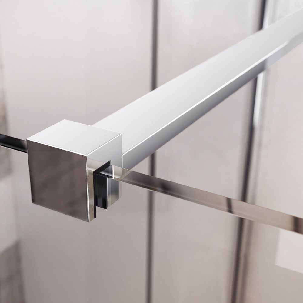 Oxford Chrome Shower Screen Support Bar Extension 1200mm