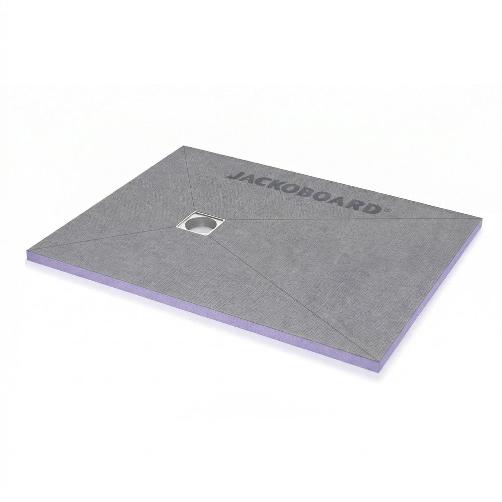 Jackoboard Aqua Flat Offset Drain Wetroom Tray 1500x800mm