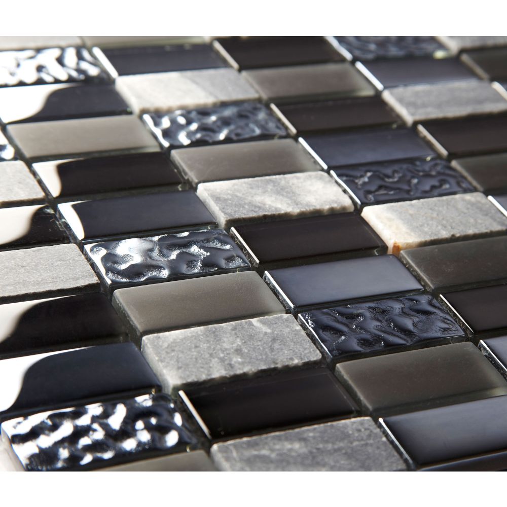 Pablo Dark Linear Mosaic 300x300mm