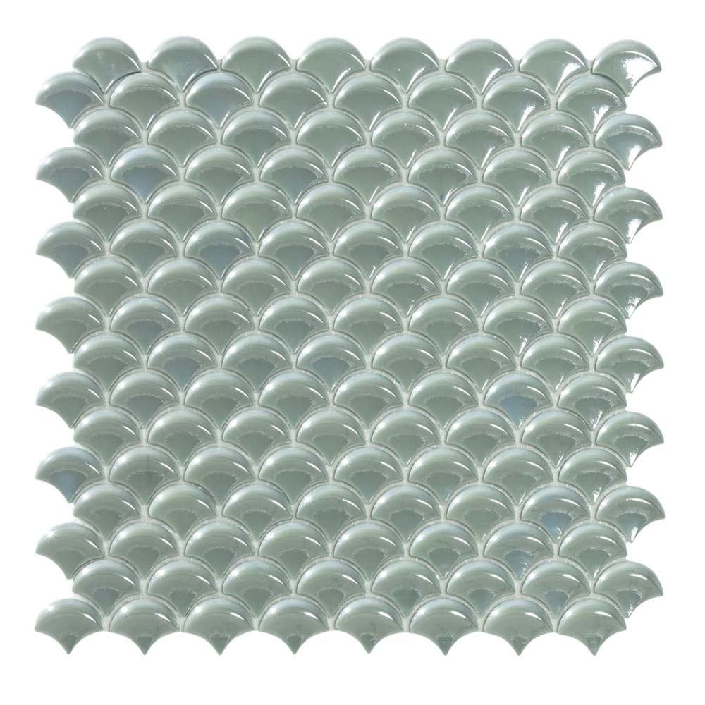 Turbot Jade Gloss Mosaic 317x324mm