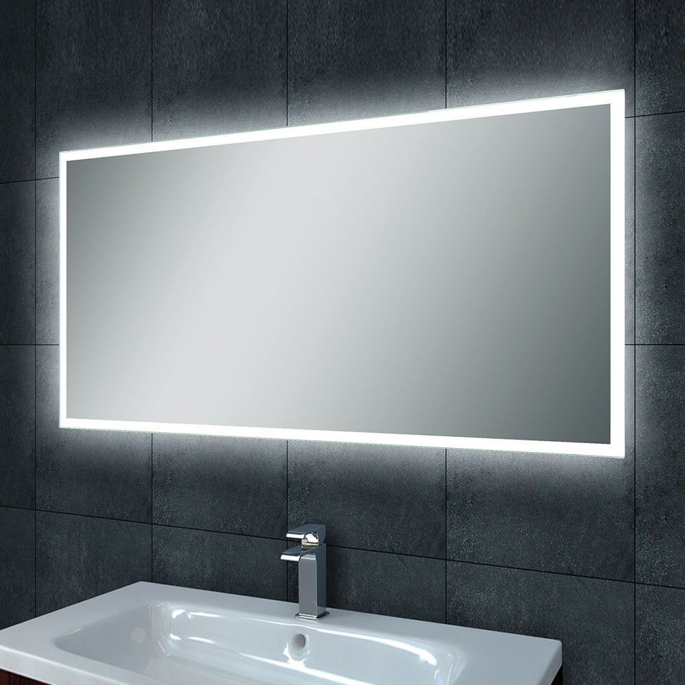 Venn Illuminated LED Heated Bathroom Mirror 900x500mm