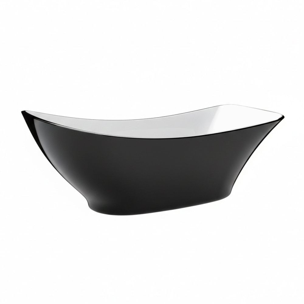 Eton Black Galaxy Freestanding Acrylic Bath 1750x750mm