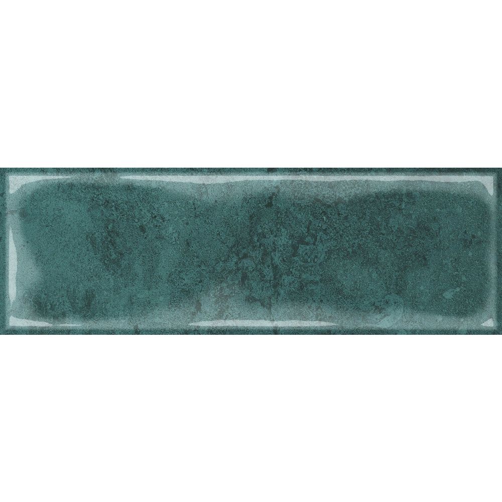 Lugano Green Ceramic Brick Tile - 100x300mm