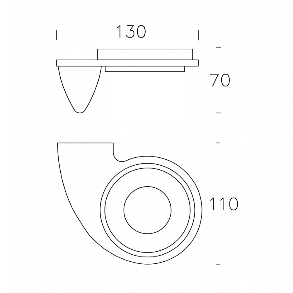 Charvil Chrome Glass Soap Holder