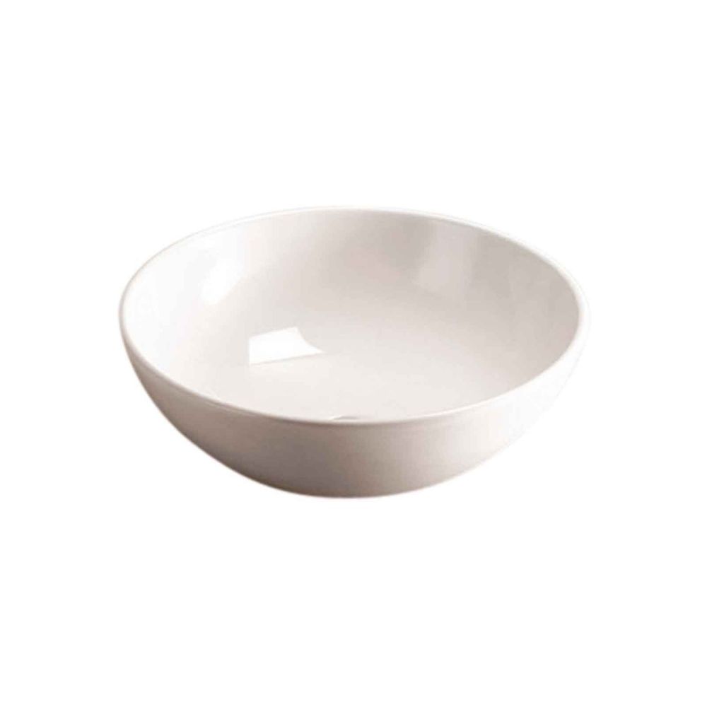Sphere White Countertop Bowl Basin 420mm