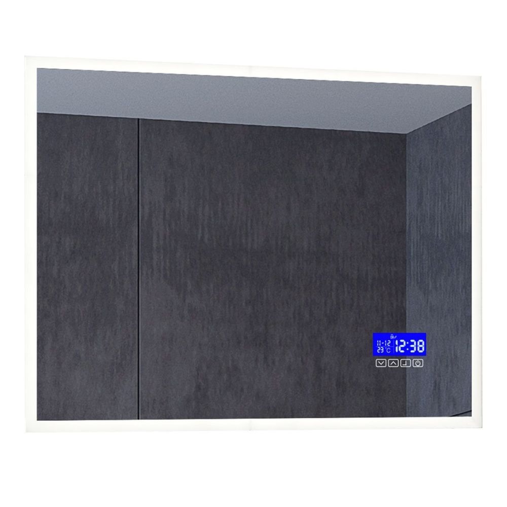Ultra Illuminated LED Smart Mirror with Bluetooth Speakers 1200x700mm