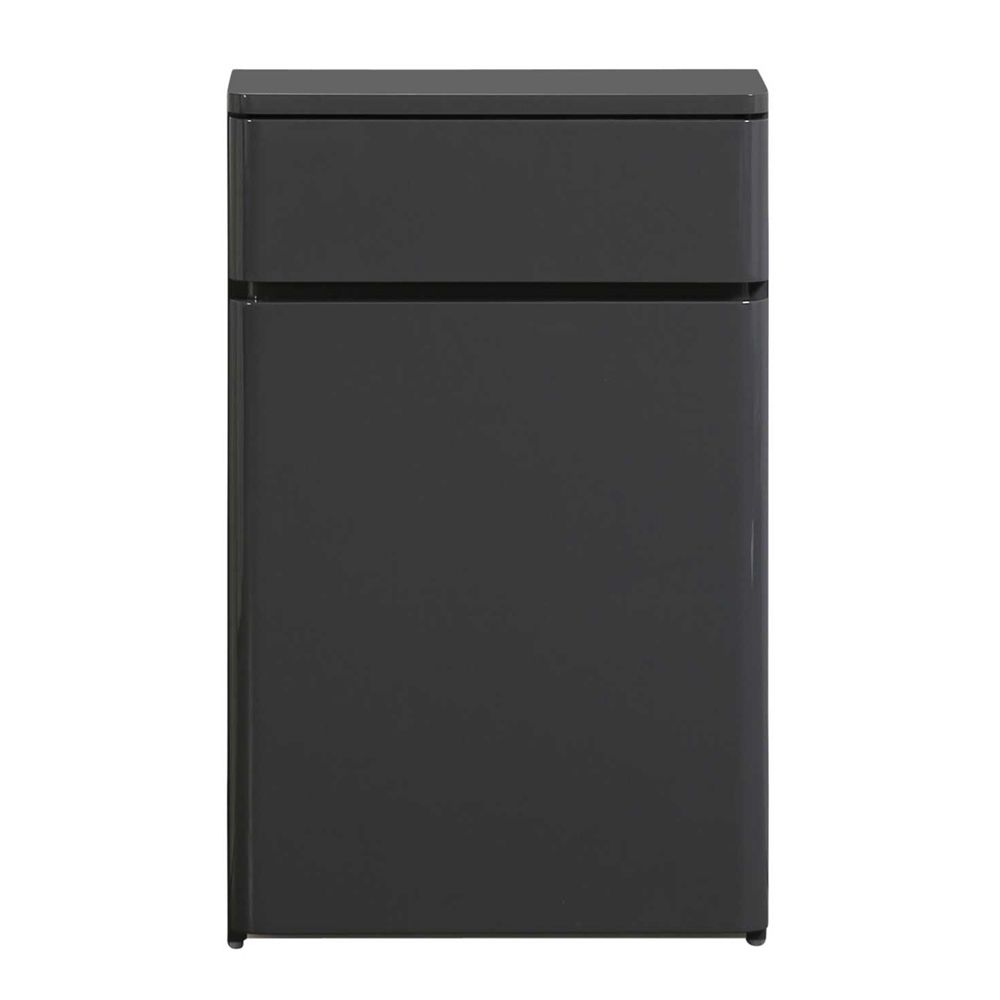 Neon Gloss Titanium Grey WC Unit