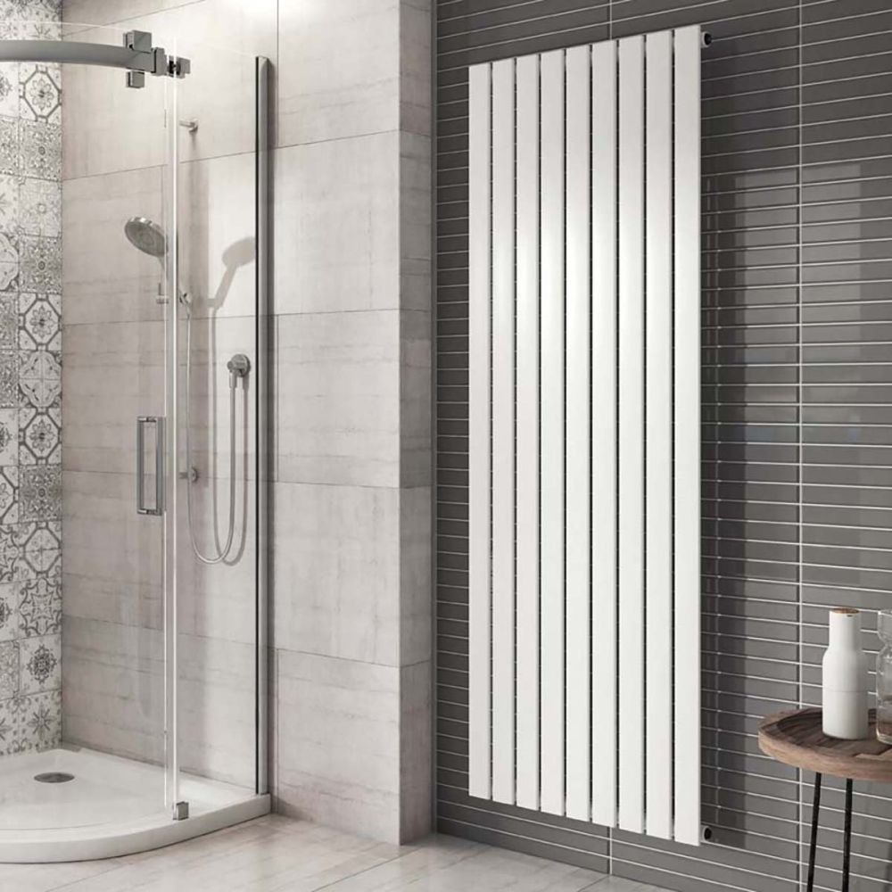 Perth White Single Vertical Flat Panel Radiator 1800x610mm