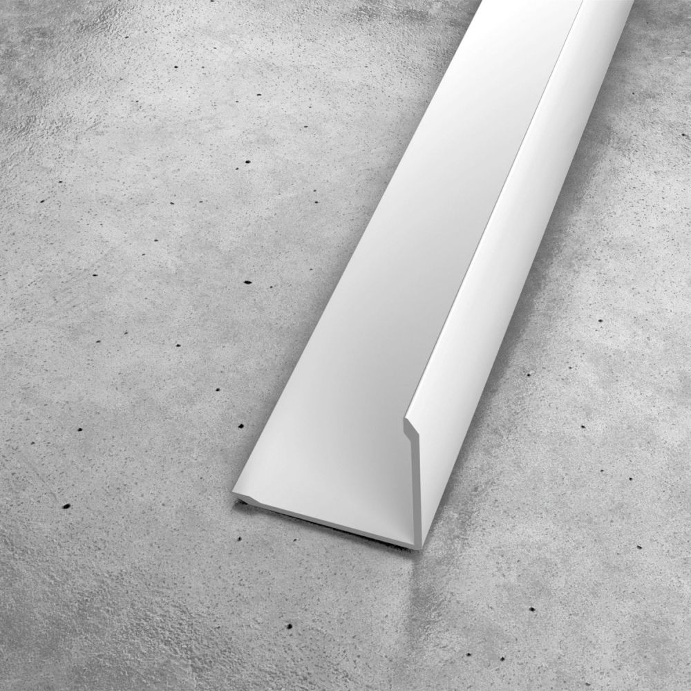 Nuova White Shower Wall Panel Protective Edging 25mm