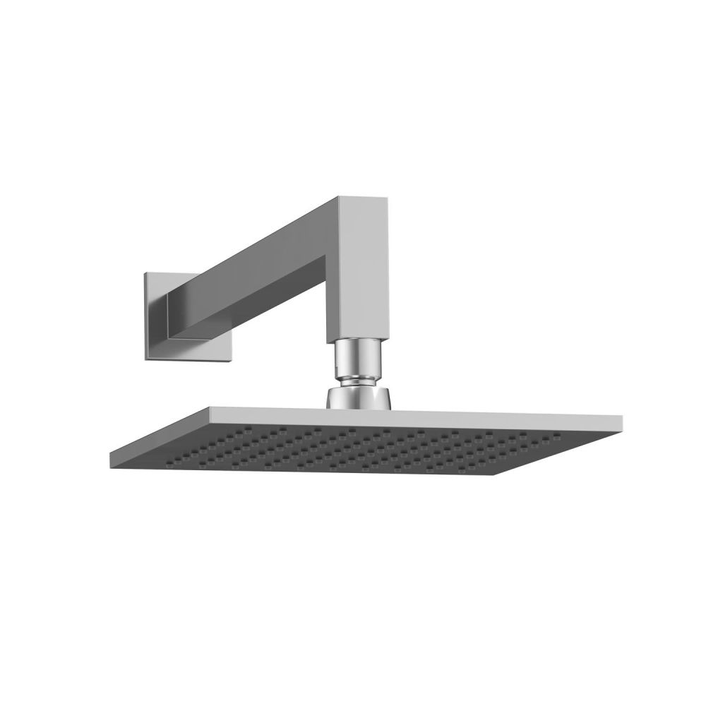 Liva Chrome Square Concealed Shower Valve & Fixed Shower Head Pack
