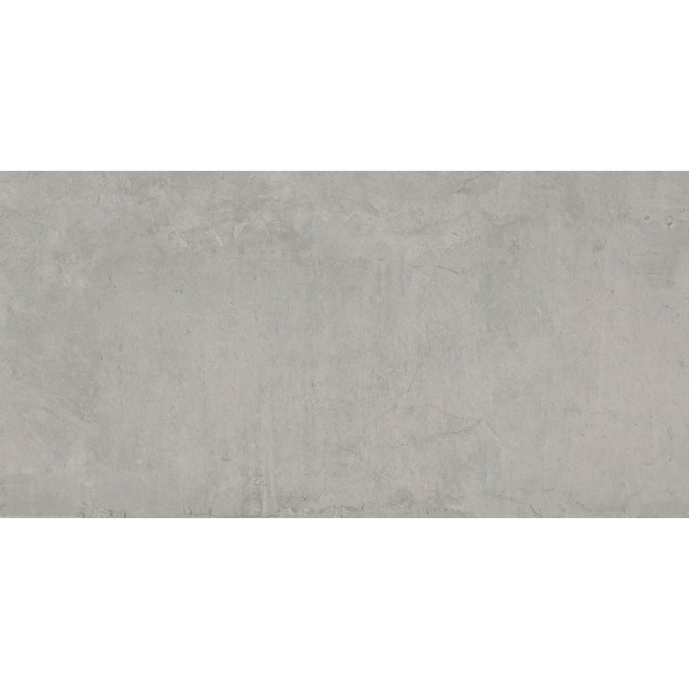 Donovan Silver Concrete Effect Porcelain Tile 600x1200mm