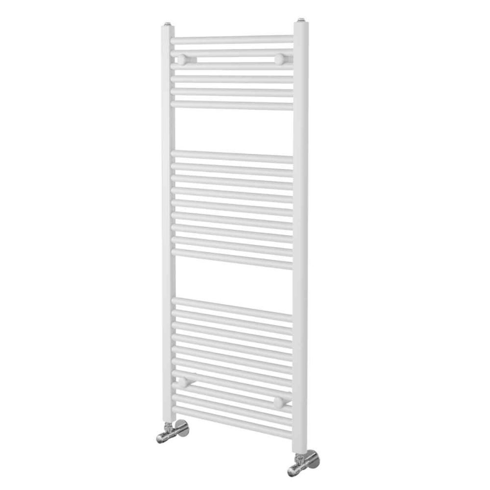 Neptune White Heated Towel Rail 1200x500mm