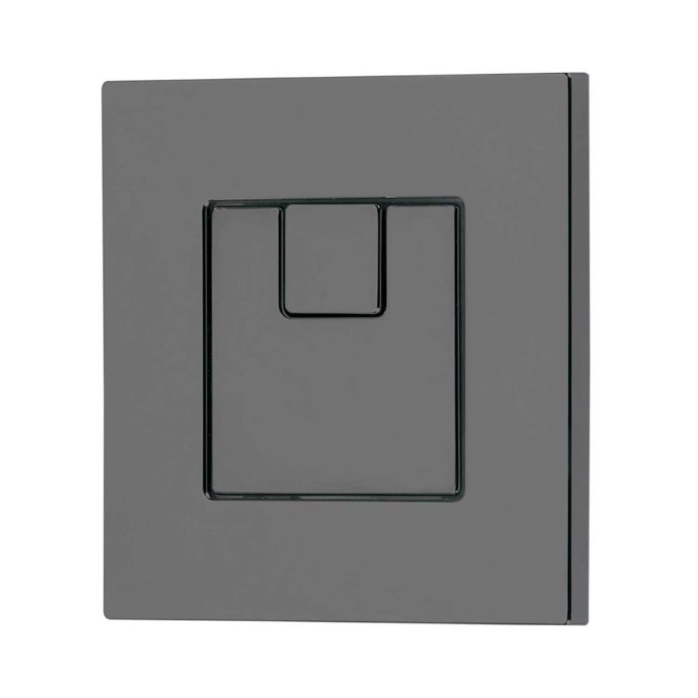 Apache Gunmetal Square Dual Flush Button