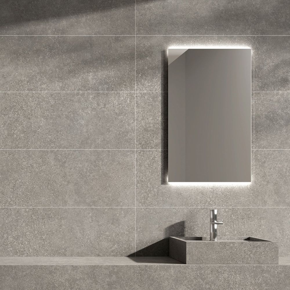 Ceppri Grey Matt Ceramic Tile 400x1200mm
