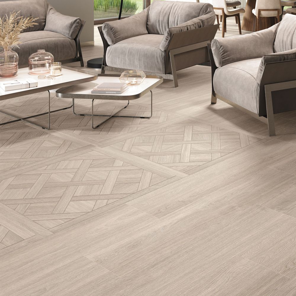Marmara Ash Parquet Wood Effect Porcelain Tile 1000x1000mm